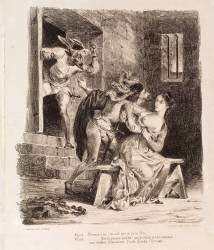 Marguerite en prison (Eugène Delacroix) - Muzeo.com