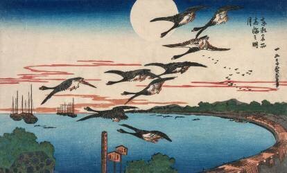 Moonlight at Takanawa (Hiroshige) - Muzeo.com
