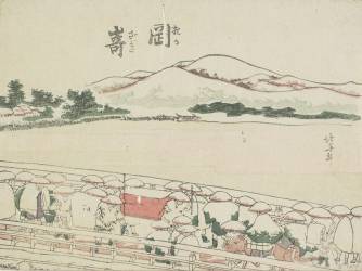 Okazaki (Hokusai) - Muzeo.com