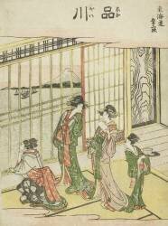 Shinagawa (Hokusai) - Muzeo.com