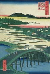 Sugatami Bridge (Hiroshige) - Muzeo.com