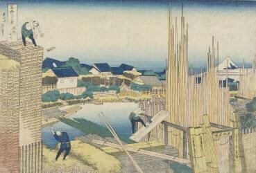 Tatekawa in Honjo (Hokusai) - Muzeo.com