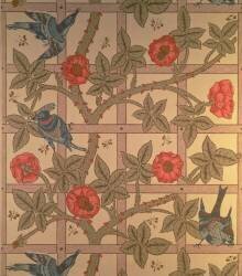 'Trellis' wallpaper design (William Morris) - Muzeo.com