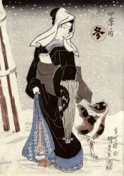 Winter (Utagawa Kunisada) - Muzeo.com