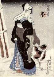 Winter (Utagawa Kunisada) - Muzeo.com