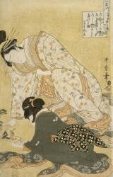 Woman and daughter (Kitagawa Utamaro) - Muzeo.com