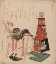 Wooden Horse (Hokusai) - Muzeo.com