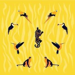 Animals-yellow-black (Claire Huntley) - Muzeo.com