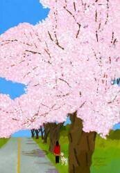 cherry trees (Hiroyuki Izutsu) - Muzeo.com
