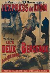 A partir du 9 novembre, l'Express de Lyon publiera, les Deux berceaux (anonymous) - Muzeo.com