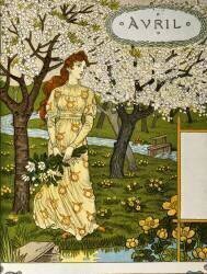 April (Eugène Grasset) - Muzeo.com