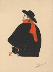 Aristide Bruant (Henri de Toulouse-Lautrec) - Muzeo.com