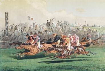 Arrivée à Longchamp (anonymous) - Muzeo.com