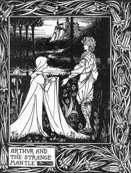 Arthur and the Strange Mantle (Aubrey Beardsley) - Muzeo.com