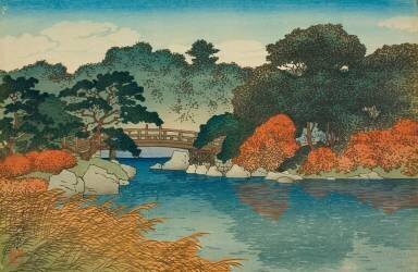 Autumn Garden (Hasui Kawase) - Muzeo.com
