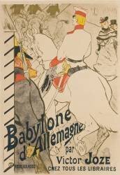 [Babylone d'Allemagne]Babylone d'Allemagne : moeurs berlinoises par Victor Joze, chez tous les libraires (Henri de Toulouse-Lautrec) - Muzeo.com