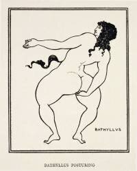Bathyllus Posturing (Aubrey Beardsley) - Muzeo.com