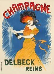 Champagne Delbeck (Leonetto Cappiello) - Muzeo.com