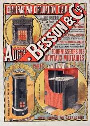 Chauffage par circulation d'air... Auguste Besson et Cie... Paris... (anonymous) - Muzeo.com