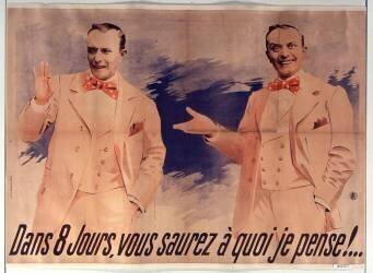 Dans huit jours vous saurez à quoi je pense . ... (Emile Tabouret) - Muzeo.com