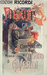 Edizioni Ricordi, Falstaff. Commedia lirica in 3 atti di A. Boita, musica de G. Verdi (Adolfo Hohenstein) - Muzeo.com