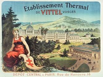 Etablissement thermal de Vittel, Vosges (Jules Chéret) - Muzeo.com