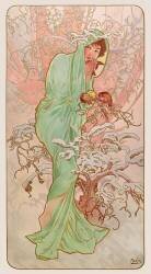Four Seasons: Winter (Alfons Mucha) - Muzeo.com