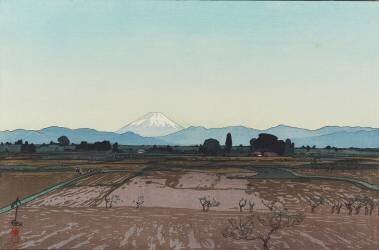 Fuji from Musashino (Hiroshi Yoshida) - Muzeo.com