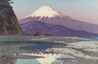 Fujiyama From Okitsu (Hiroshi Yoshida) - Muzeo.com