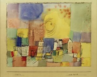 German City (Paul Klee) - Muzeo.com