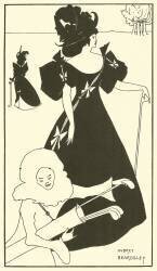 Golf Card (Aubrey Beardsley) - Muzeo.com