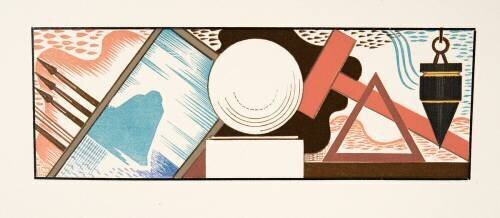 Graphic illustration from Prométhée Enchaîné by Aeschylus (François-Louis Schmied) - Muzeo.com