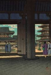 Horyu Temple (Hasui Kawase) - Muzeo.com