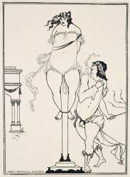 Juvenal Scourging Woman (Aubrey Beardsley) - Muzeo.com