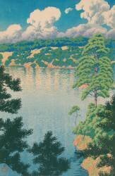 Karasu Marsh, Akita (Hasui Kawase) - Muzeo.com