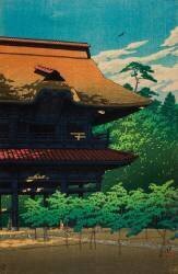 Kencho Temple, Kamakura (Hasui Kawase) - Muzeo.com