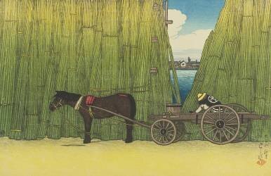 Komagata Bank, 1919 (Hasui Kawase) - Muzeo.com