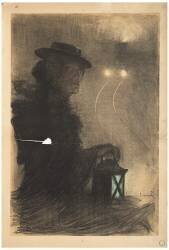 La Garde-barrière (Charles Léandre) - Muzeo.com