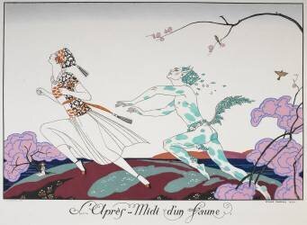L'après-midi d'un faune (George Barbier) - Muzeo.com