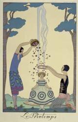 Le printemps (George Barbier) - Muzeo.com