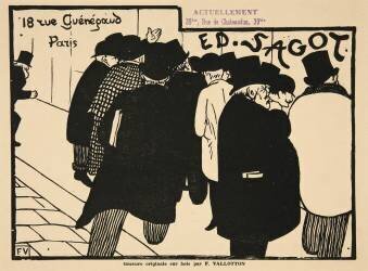 Les Amateurs dEstampes (Félix Vallotton) - Muzeo.com