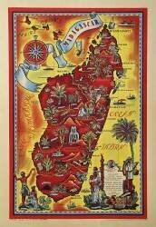 Madagaskar, Bilderkarte (Maurice Tranchant de Lunel) - Muzeo.com