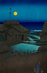 Mishima River, Mutsu (Hasui Kawase) - Muzeo.com