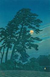 Moon at Magome (Hasui Kawase) - Muzeo.com