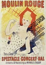Moulin rouge, Paris-Cancan (Jules Chéret) - Muzeo.com