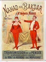 Nahad ben Bakdar et Madame Marguerite Nahad de l'Eden-Théâtre. Transmission de la pensée... (anonymous) - Muzeo.com