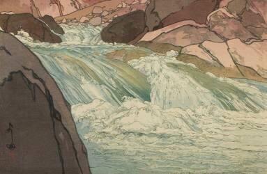 Nakabusa River Rapids (Hiroshi Yoshida) - Muzeo.com