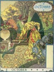 October (Eugène Grasset) - Muzeo.com