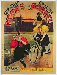 Poster advertising Borrel shoes for bicycles (Varenne) - Muzeo.com