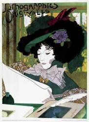 Poster advertising 'Lithographies Originales' (Georges de Feure) - Muzeo.com